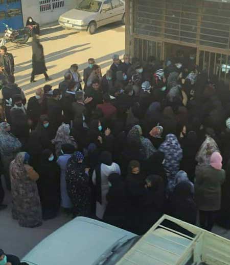 صف‌کِشی برای خرید روغن در لرستان