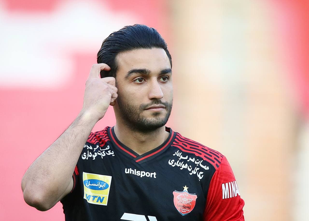 دفاع تمام قد ستاره پرسپولیس از مهدی ترابی