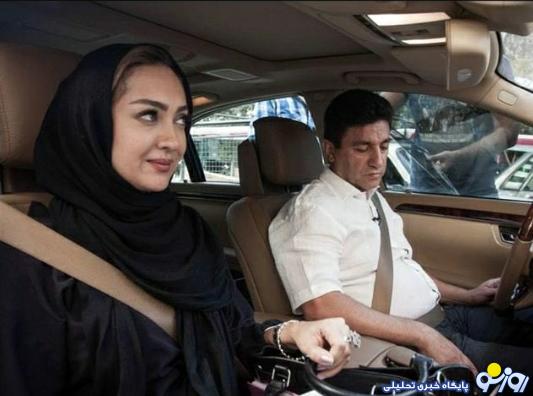 عکس لو رفته از نیکی کریمی در ماشین لاکچری امیر قلعه نویی عکس لو رفته از نیکی کریمی در ماشین لاکچری امیر قلعه نویی