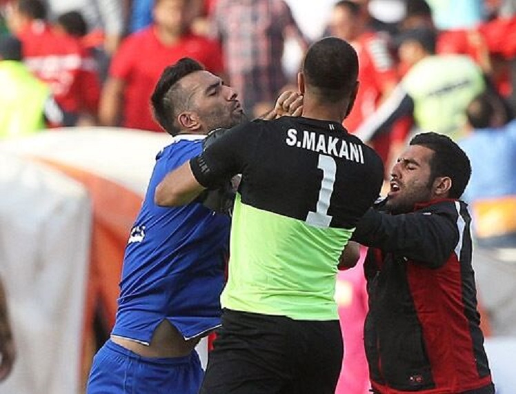 عجیب ترین تصویر ممکن از دربی عجیب ترین تصویر ممکن از دربی