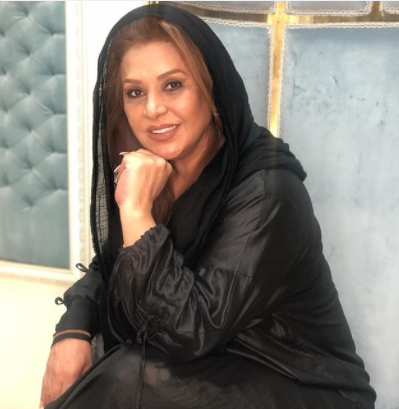 تیپ یکدست مشکی نسرین مقانلو +عکس نسرین مقانلو