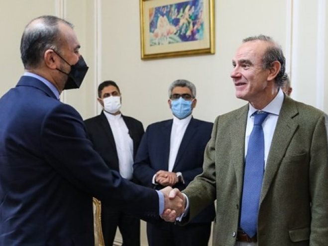 نماینده اتحادیه اروپا در مذاکرات وین پس از سفر به تهران، به آمریکا رفت