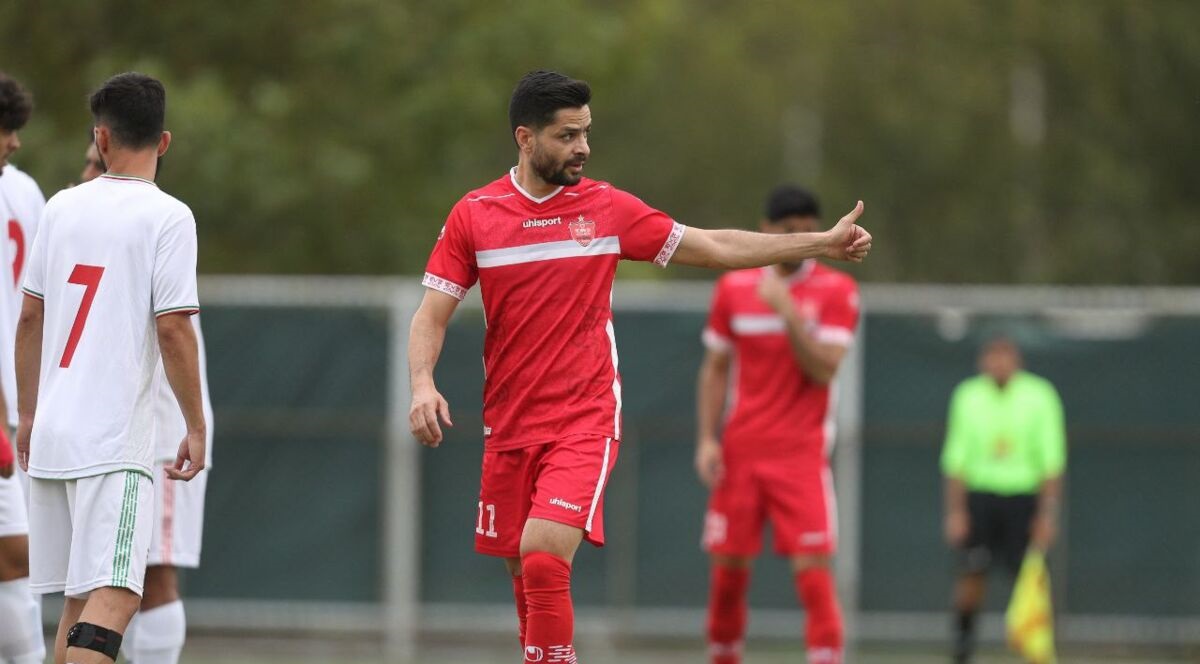 تقابل کاپیتان پرسپولیس با ناجی اش تقابل کاپیتان پرسپولیس با ناجی اش