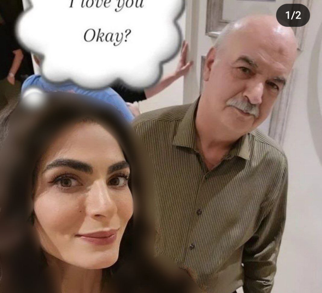 سلفی جدید از ایرج طهماسب و دخترش/عکس سلفی جدید از ایرج طهماسب و دخترش/عکس