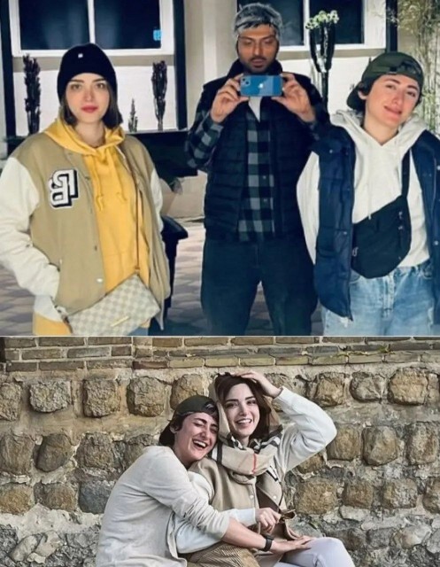 استایل گنگ بهنوش طباطبایی در کنار این پسر+ عکس