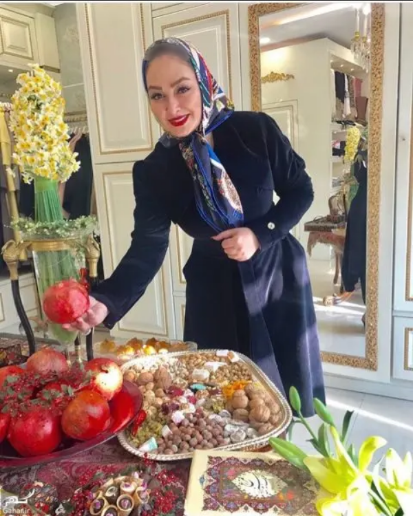 ولخرچی های لاکچری الهام حمیدی برای شب یلدا/عکس ولخرچی های لاکچری الهام حمیدی برای شب یلدا/عکس