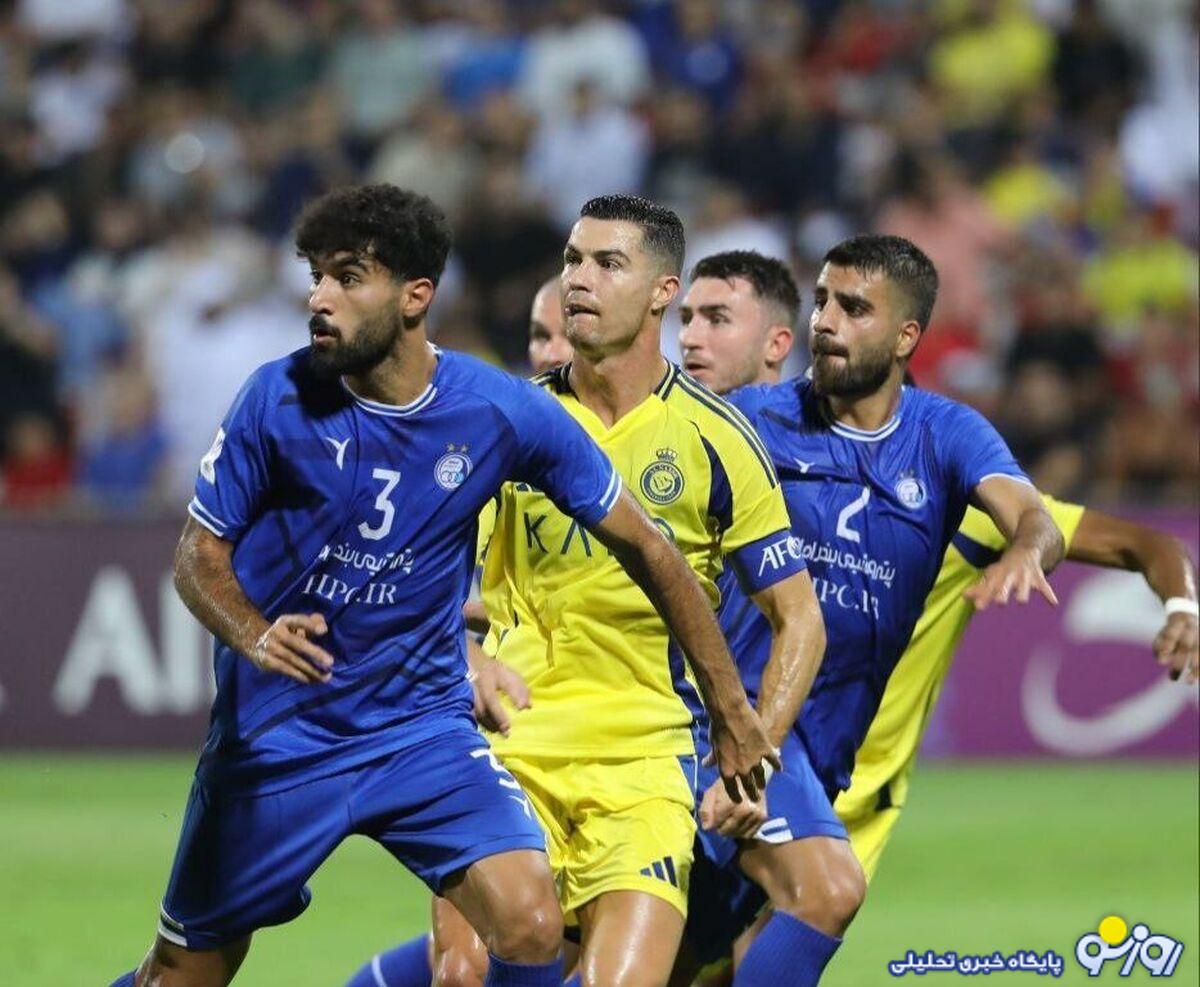 النصر عربستان با لشکری از غایبان مقابل استقلال