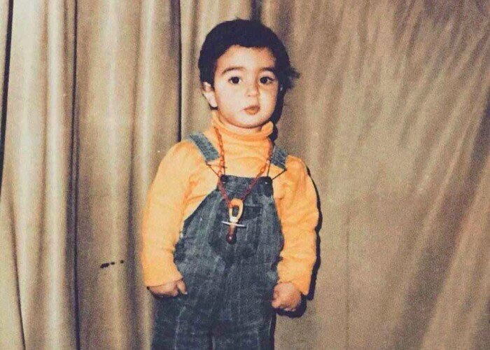 عکس‌های بامزه از تازه عروس سینمای ایران در نوزادی