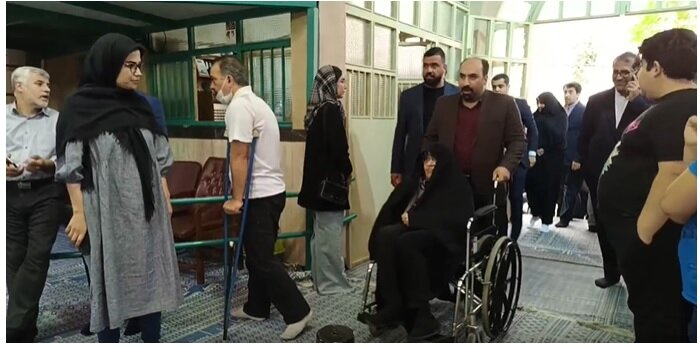 تصاویر تلخ از وضع جسمانی همسر جنجالی هاشمی