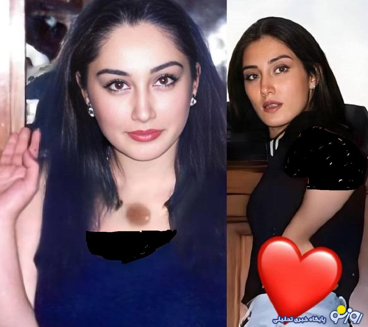 عکس لو رفته از زیبایی خیر کننده هدیه تهرانی در جوانی