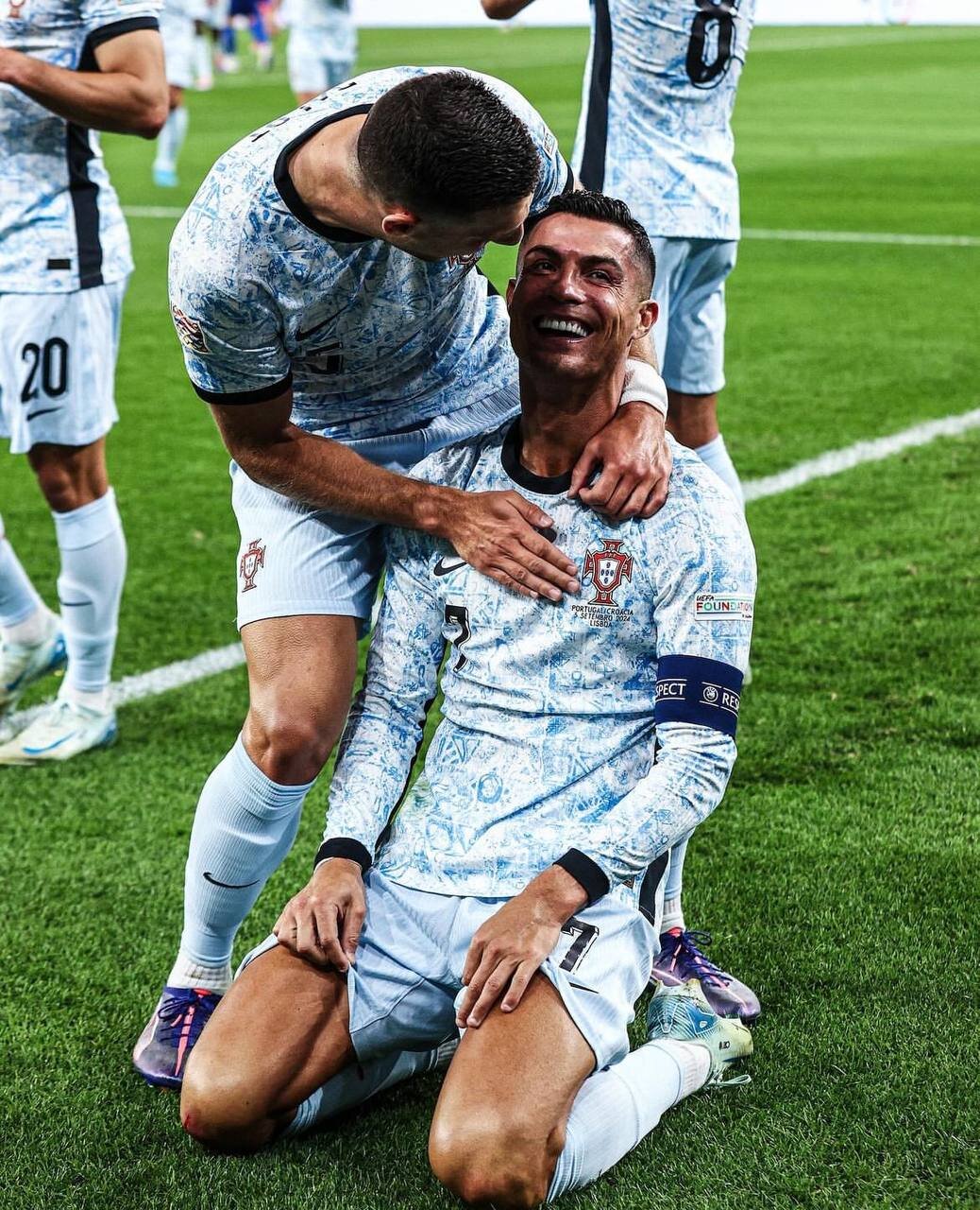 شادی احساسی رونالدو برای یک تاریخسازی بزرگ