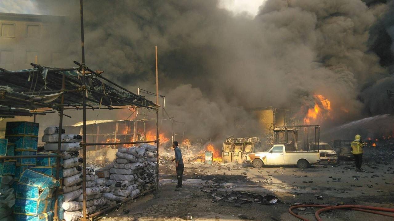 آخرین خبر از تعداد مصدومان آتشسوزی بازار آهن