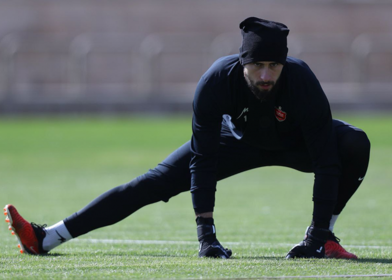 بازگشت شماره یک پرسپولیس از سرماخوردگی (عکس) بازگشت شماره یک پرسپولیس از سرماخوردگی (عکس)