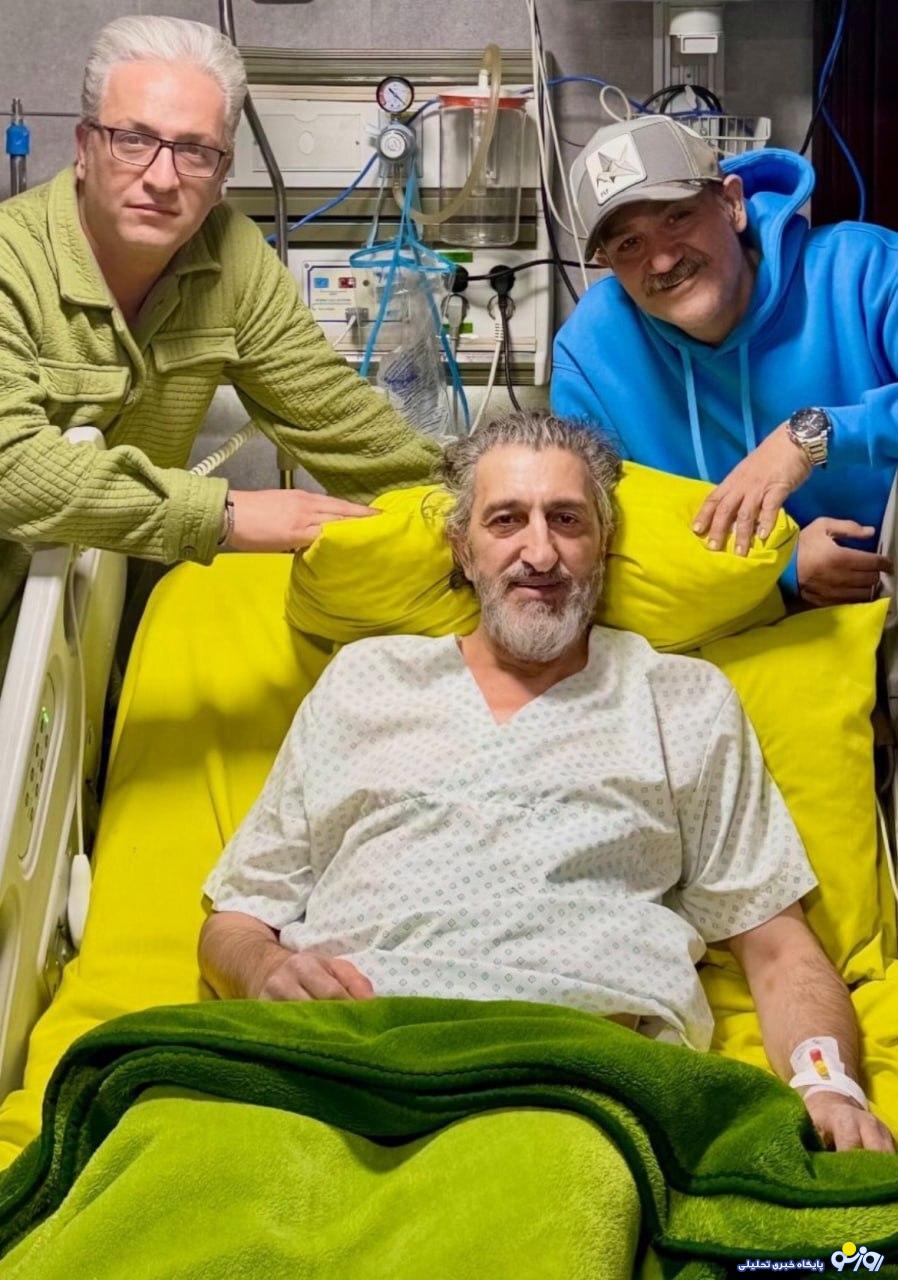 عکسی از بازیگر طنازی که به عیادت یوسف صیادی در بیمارستان رفت عکسی از بازیگر طنازی که به عیادت یوسف صیادی در بیمارستان رفت