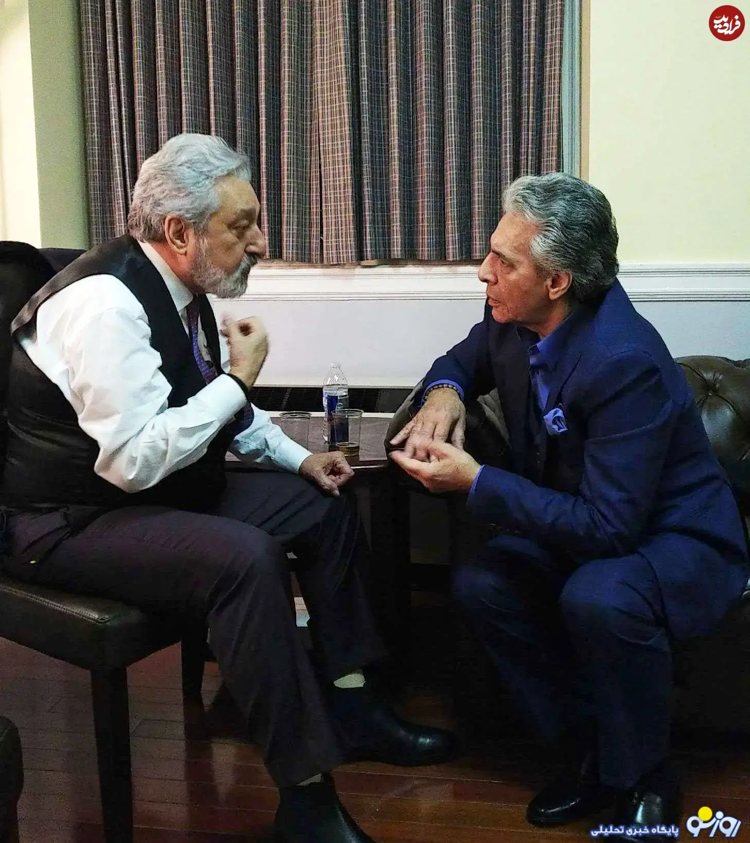 تصویری از ۷۰ سالگی ابی در کنار فرامرز اصلانی تصویری از ۷۰ سالگی ابی در کنار فرامرز اصلانی