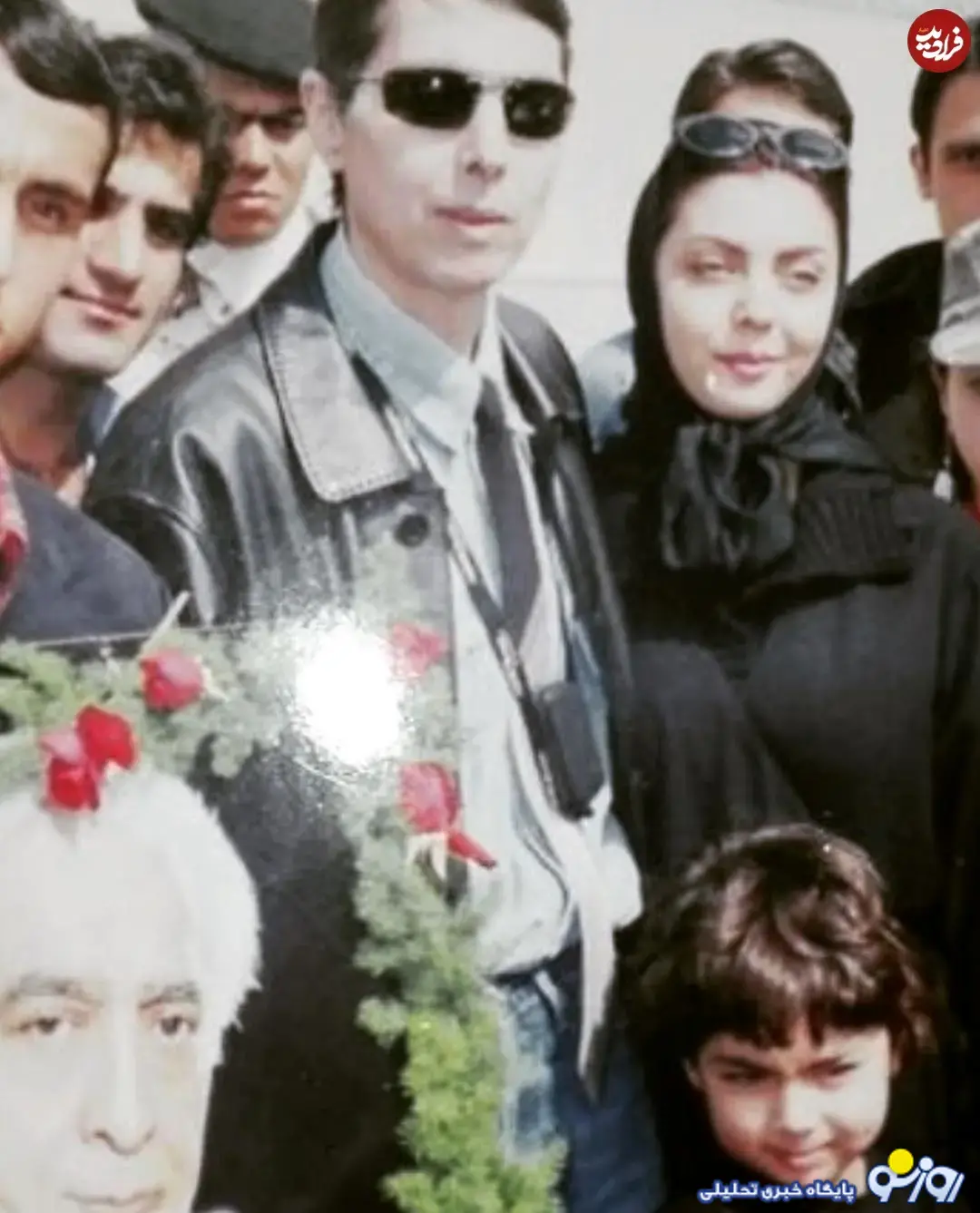 تصاویری  سیاوش فردین و همسرش در پنجمین سالگرد فوت محمدعلی فردین