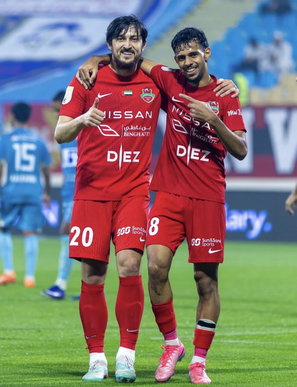 عکس | پایان روزهای سخت سردار آزمون؛ خبر خوش به قلعه‌نویی از امارات