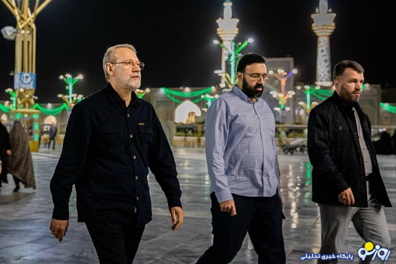 عکس دیده نشده از علی لاریجانی و پسر شهیدش