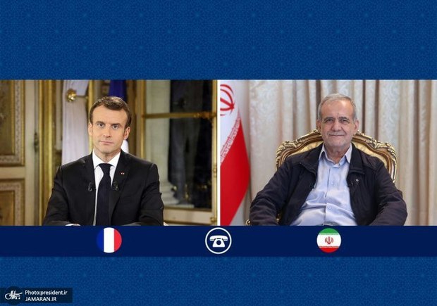 پزشکیان به مکرون: آمریکاییها باید پاسخ تجاوز خود را دریافت کنند/ تجاوز اخیر آمریکا به تأسیسات هستهای کشورمان، نماد آشکار بیصداقتی و بیپایه بودن ادعاهای آمریکا درباره گفتوگو و صلحطلبی است