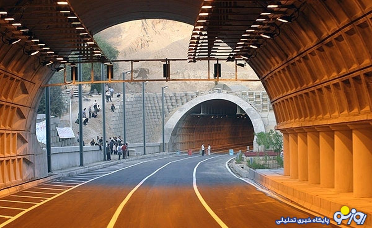 باند شمالی تونل رسالت امشب مسدود می‌شود