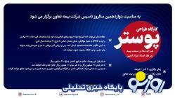 به مناسبت دوازدهمین سالروز تاسیس بیمه تعاون؛ فراخوان کارگاه پوستر