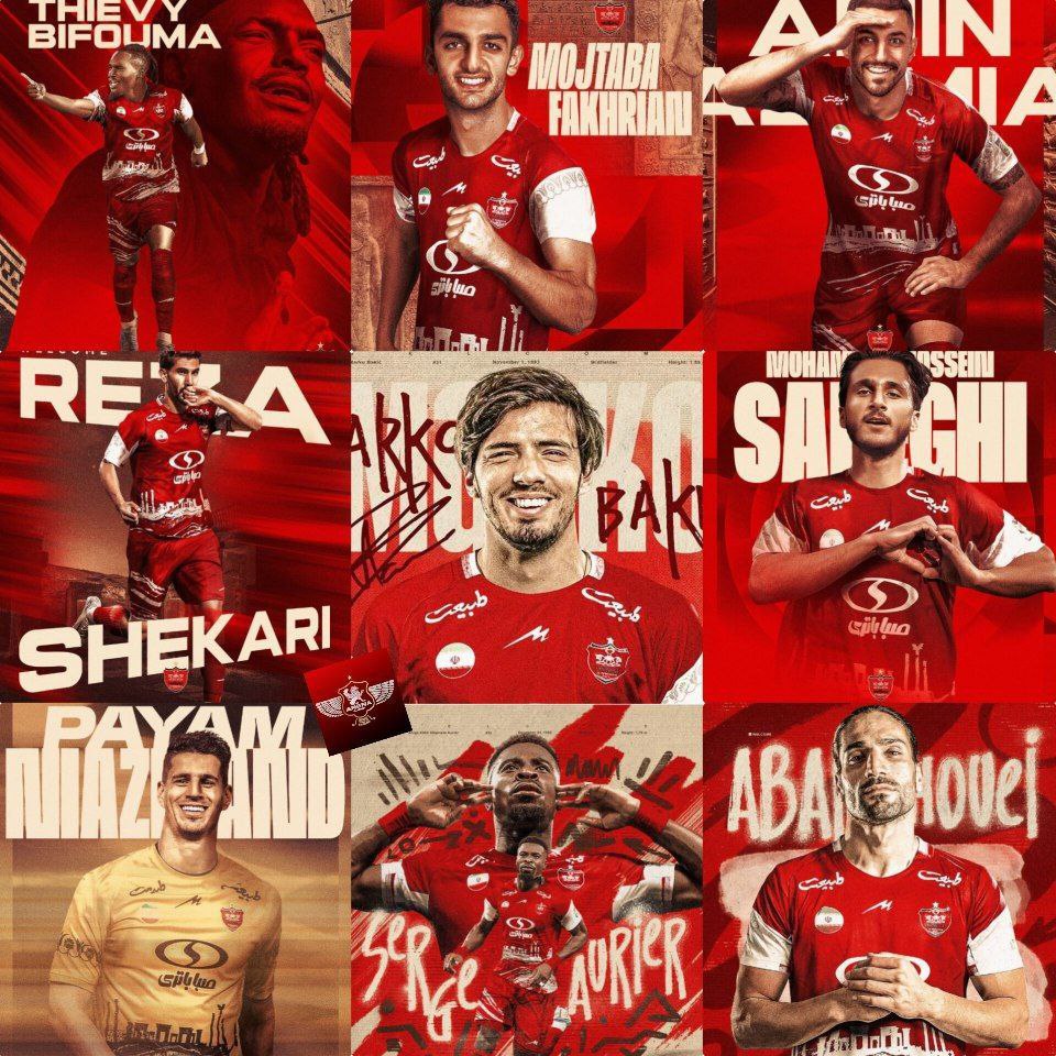 عکس از ۹ خرید پرسپولیس در بازار نقلوانتقالات تابستانه