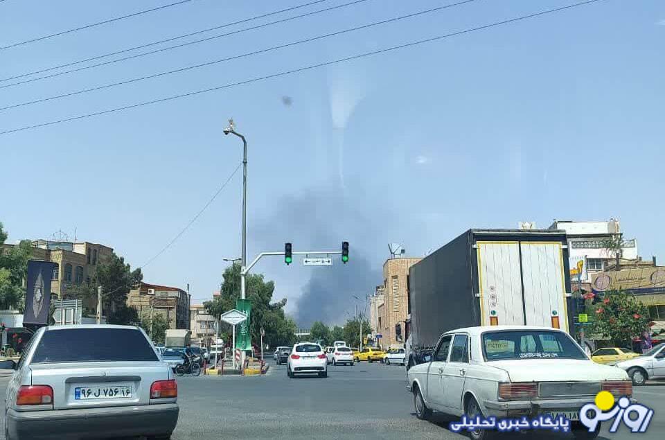 چرا آسمان قم دودی شده است؟