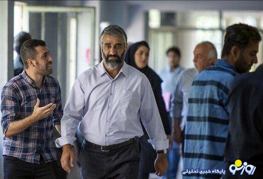 عکس پژمان جمشیدی در دادگاه!