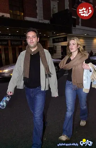 عکسی از بازیگر تایتانیک در کنار نامزدش عکسی از بازیگر تایتانیک در کنار نامزدش