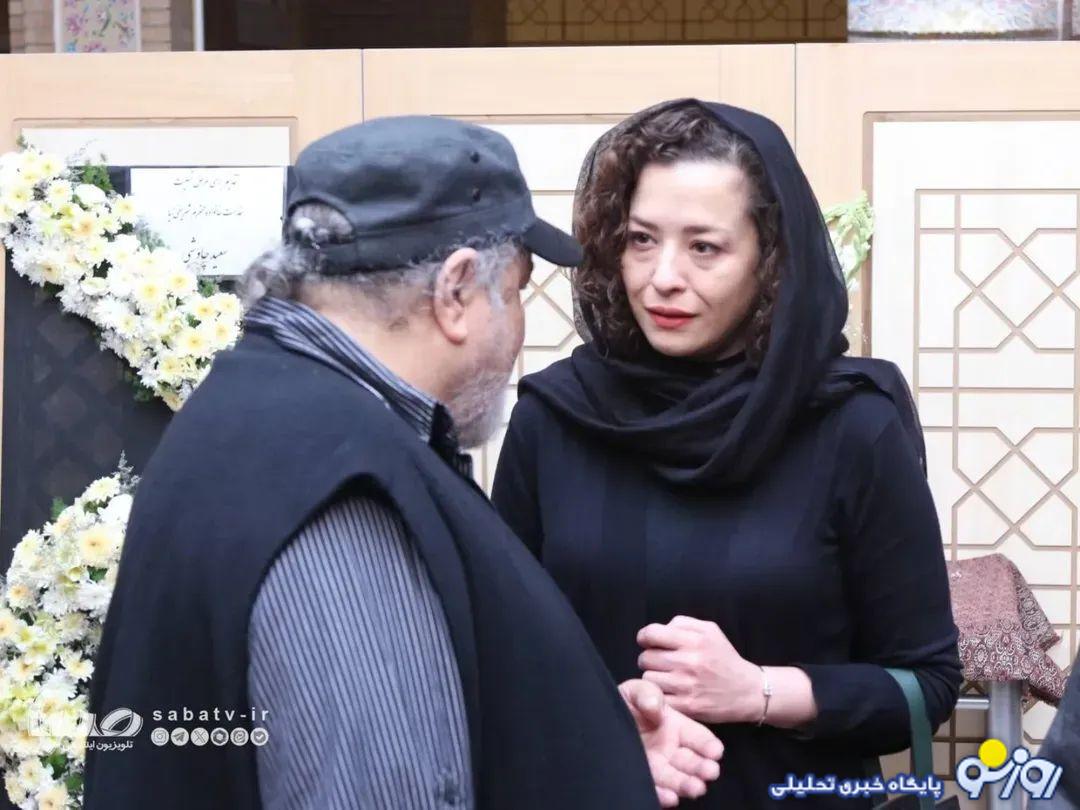 حضور هنرمندان در مراسم یادبود مادر محمدرضا شریفی‌نیا/عکس