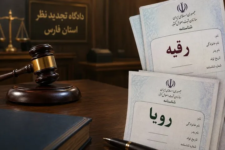 ماجرای تغییر اسم از رقیه به رویا چیست؟