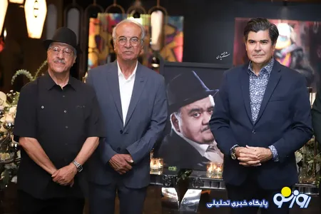 حضور پرشمار هنرمندان در مراسم چهلم اکبر عبدی